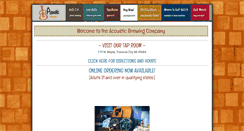 Desktop Screenshot of drinkacoustic.com